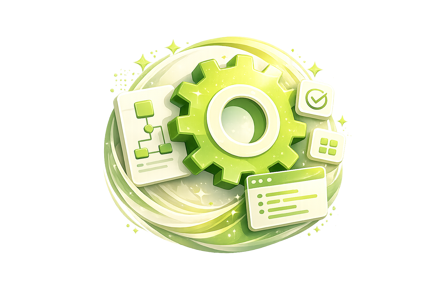 Illustration roue crantée NoCode ADNV